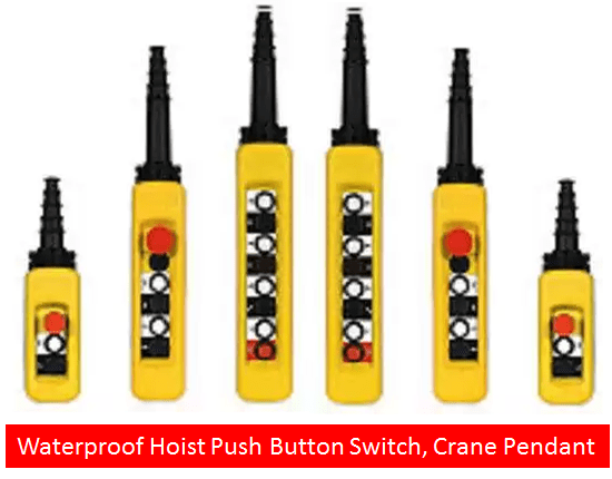 thumbnail image 2 of COB-64H Pendant Control Station For Hoist/Crane – Push Button With E-Stop (New) 2 of 5